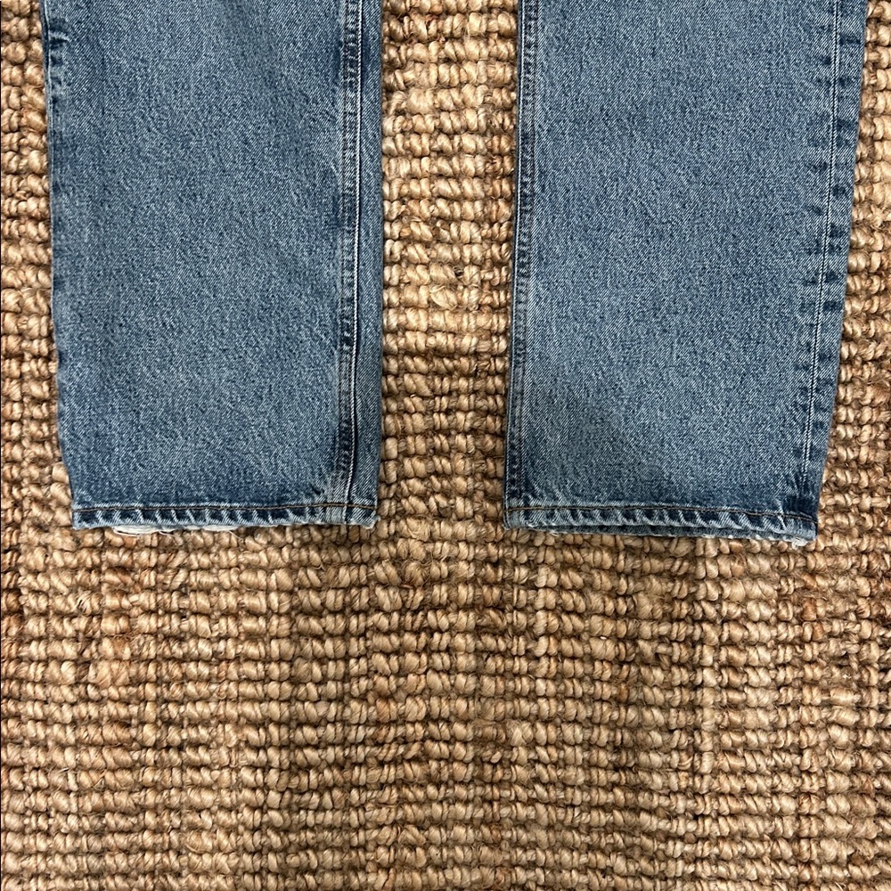 Agolde 90's Pinch Waist Jeans in Navigate Blue - Picture 4 of 5
